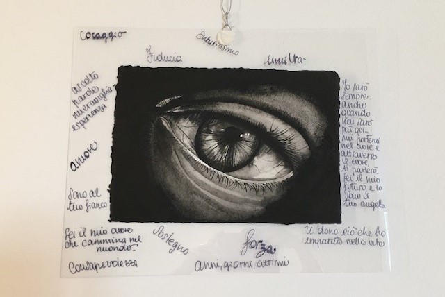 “Occhi, prospettiva per la vita”, le opere di Simona Lelli e gli scritti di Chiara Bello