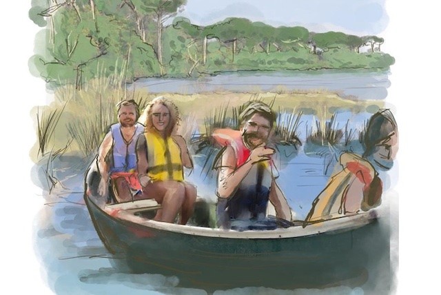 “Un zir in tla val”, giornata aperta con canoa, barca e pranzo