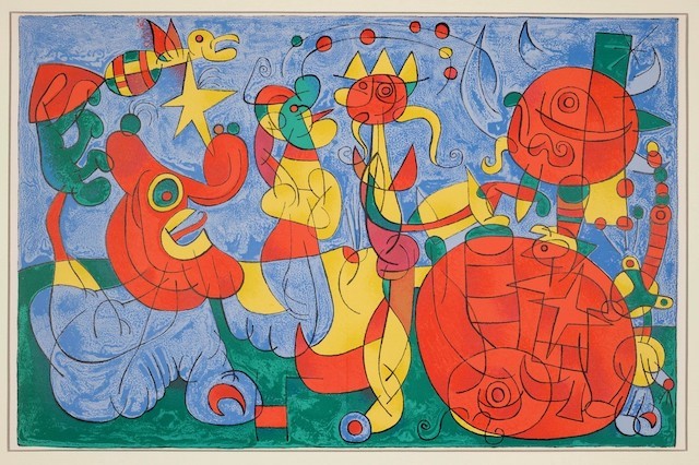 Joan Miró litografo per la mostra d'estate