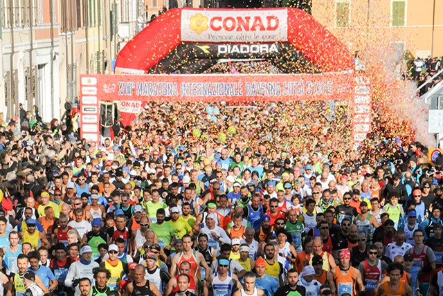 Global Ports Maratona di Ravenna città d'Arte, in città podisti da tutto il mondo