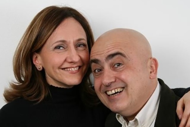 Paolo Cevoli e Claudia Penoni alla Festa dell'Unità