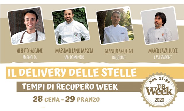 Tempi di Recupero Week, 100 menù preparati da 4 chef stellati